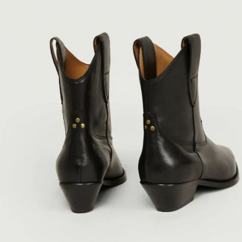 ankle boots leather