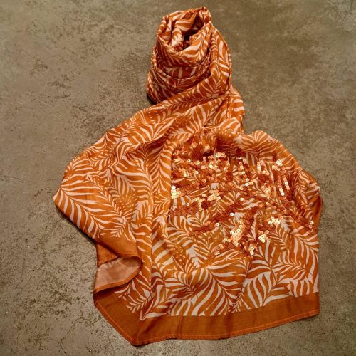 Sjaal print sequins