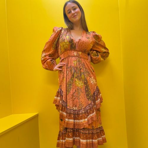 cocktailjurk bloemenprint