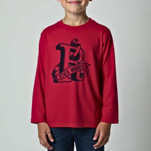 t-shirt met lange mouwen print