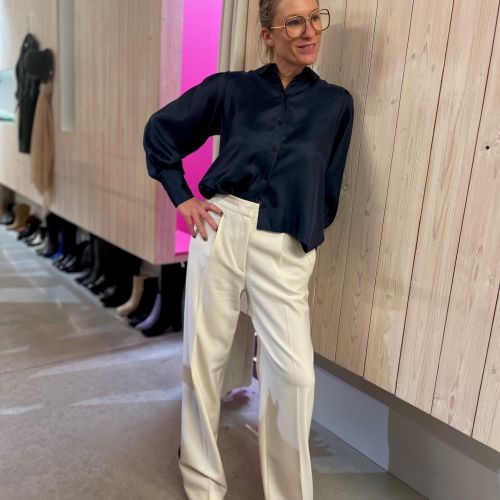 plooibroek met elastische band