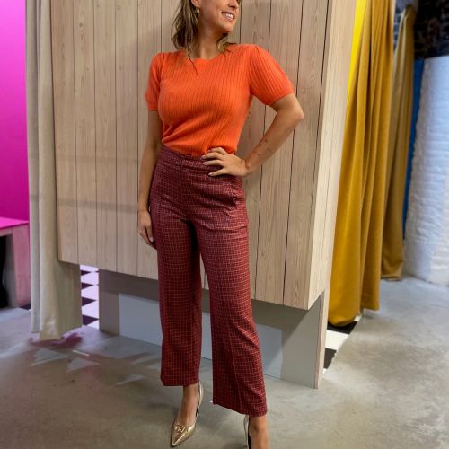 plooibroek motief lurex