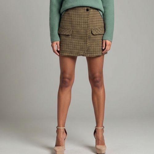 mini skirt pied de poule