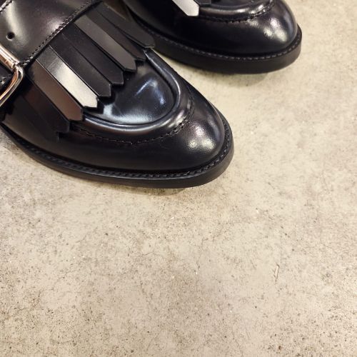 lederen loafers