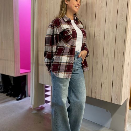 The Hatik flanellen overhemd oversized