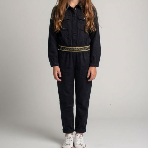 jumpsuit met opschrift