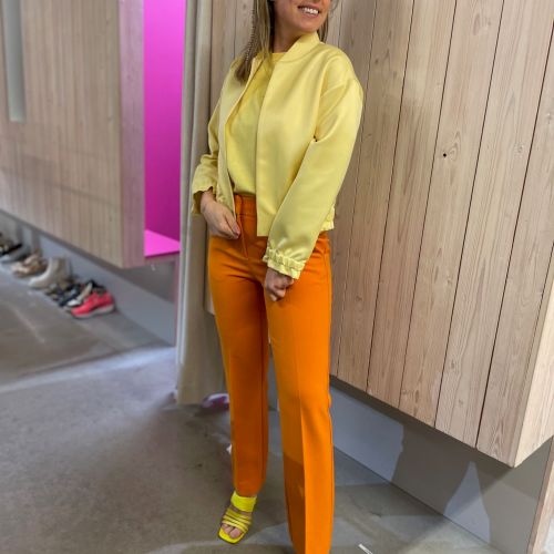 plooibroek met elastische band