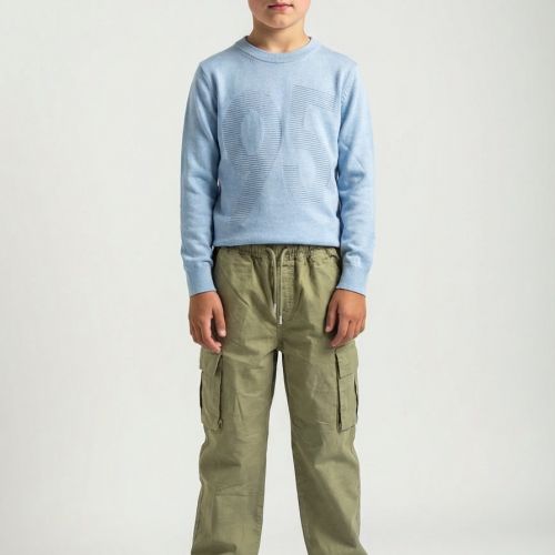 Custom fit fine knit sweater