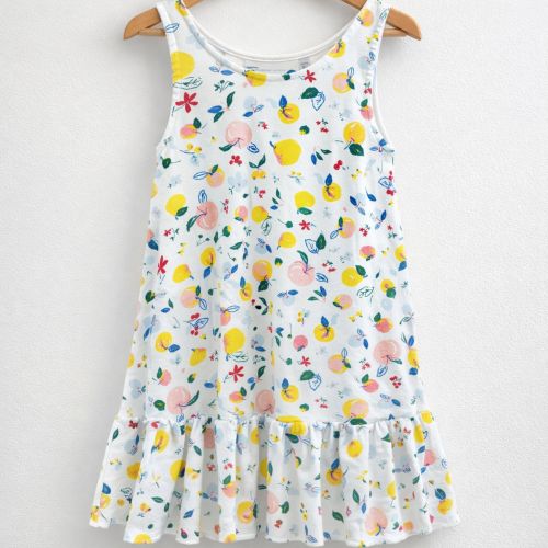 jurk fruitprint