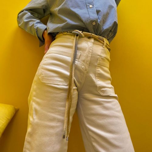 The Sayko two-toned double rope belt