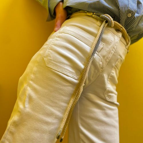 The Sayko two-toned double rope belt