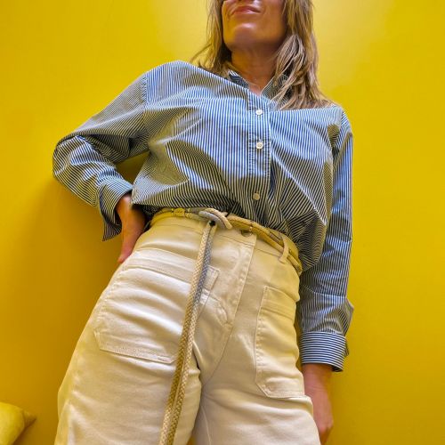 The Sayko two-toned double rope belt