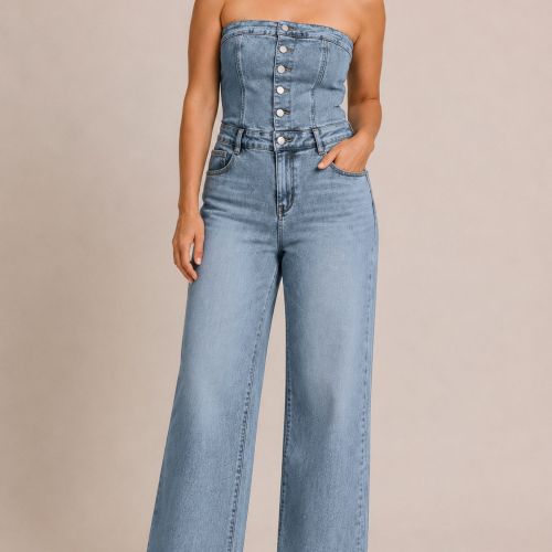 Denim jumpsuit