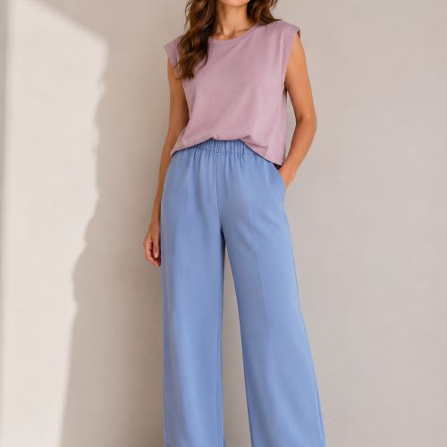 Relaxed wide pant
