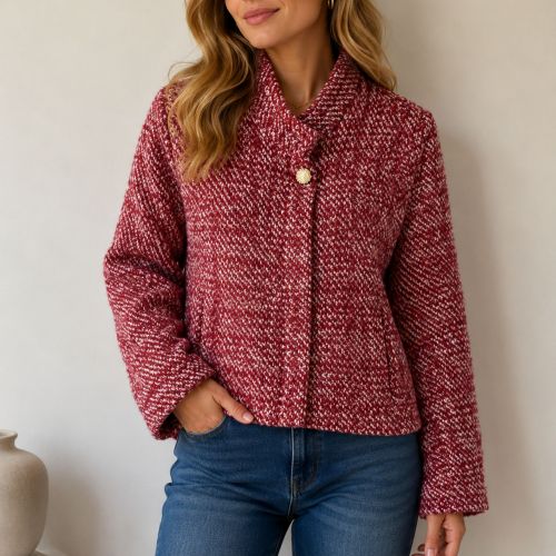 blazer boucl&eacute;