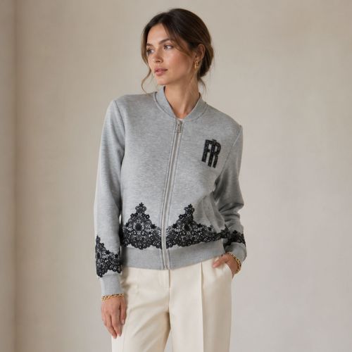Bomber fleece sweater 