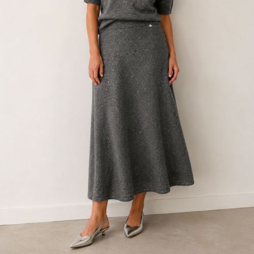 Knit midi skirt 