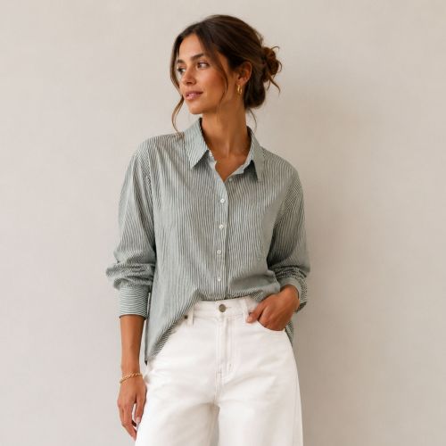 gestreepte blouse