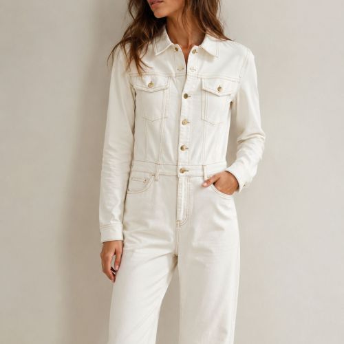 denim jumpsuit