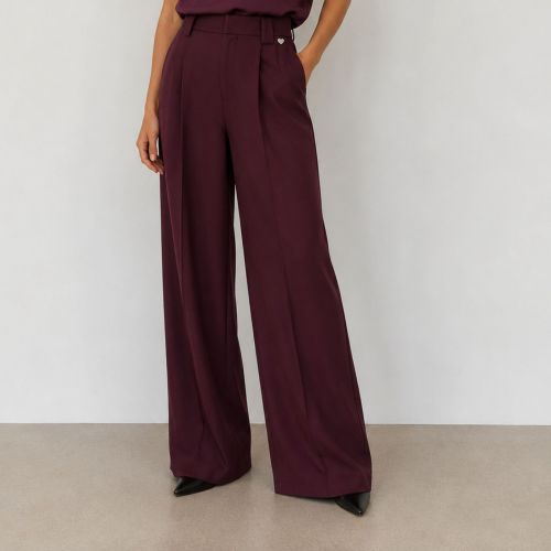 high waist wide leg pants