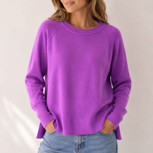 oversized klassieke pull cashmere