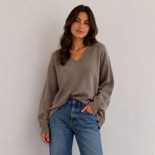 oversized trui met wol