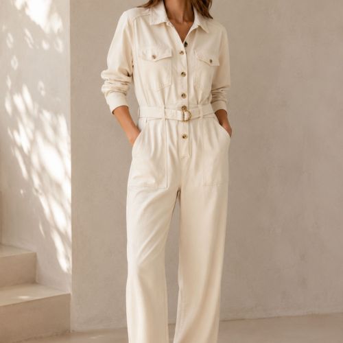 denim jumpsuit
