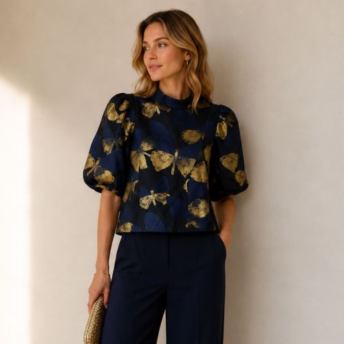 blouse met print