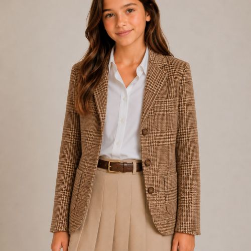 Blazer pied de poule