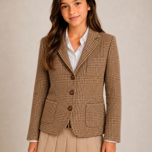 Blazer pied de poule