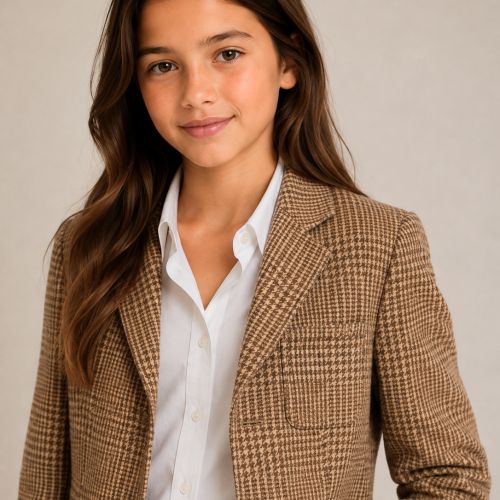Blazer pied de poule