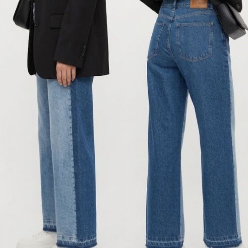 Wide leg jeans