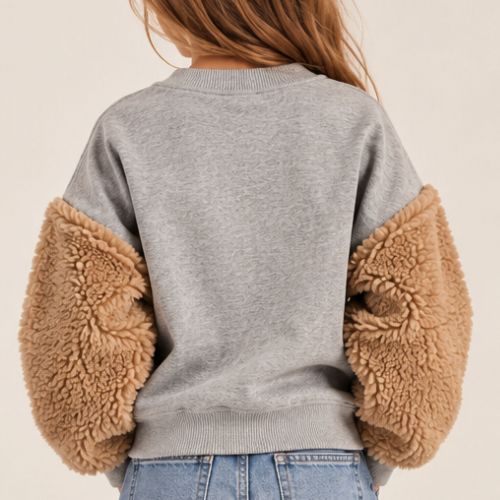 sweater met wijde mouwen