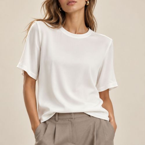 t-shirt satijnglans