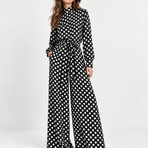 wijde broek polkadot