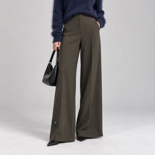 plooibroek hoge taille