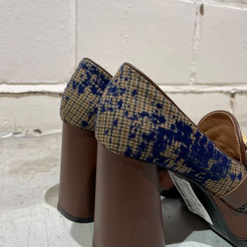 Platform Loafers met Blokhak