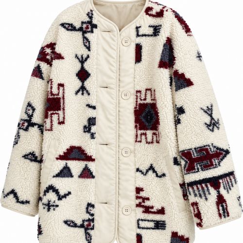 Himemma Printed Reversible Jacket