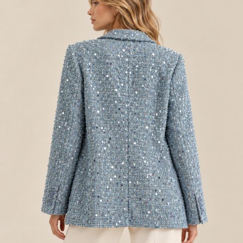 oversized blazer met pailletten