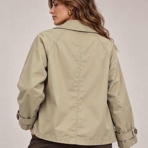 korte trenchcoat