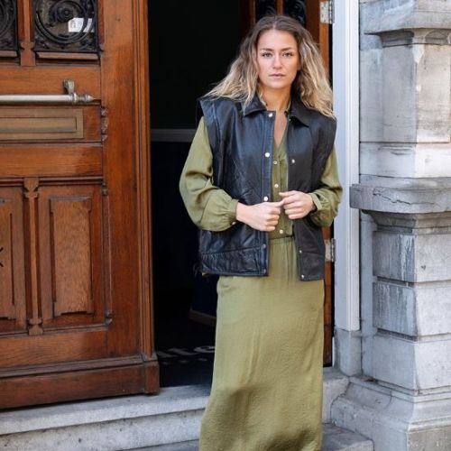 The Bull gilet leder