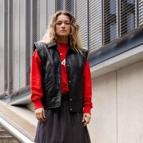 The Bull gilet leder