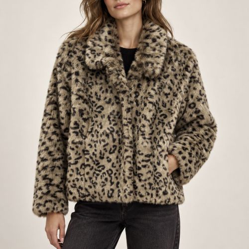 jacket teddy print