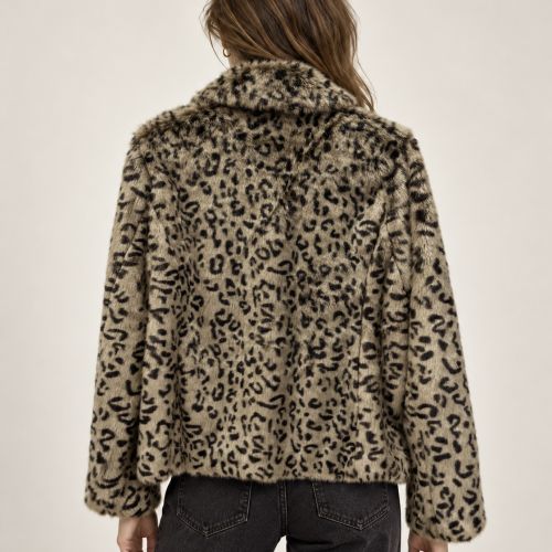 jacket teddy print