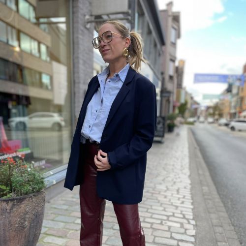 Wool-Blend Lola Blazer