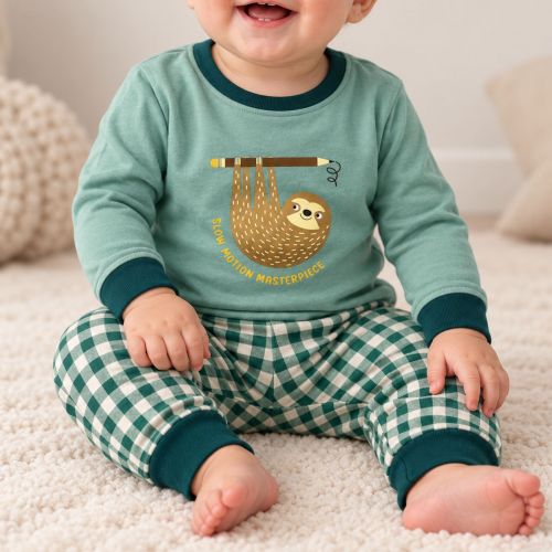 Pyjama print luiaard