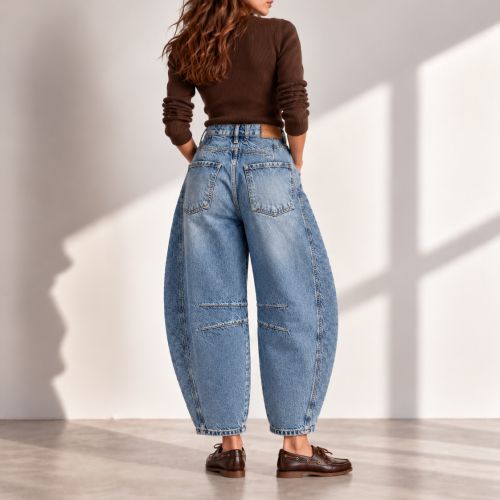 barrel jeans