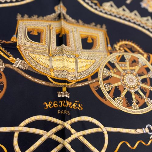 Herm&egrave;s Paperoles 90' zijden sjaal