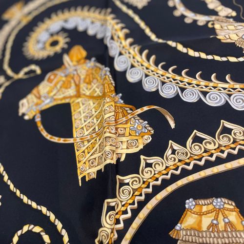 Herm&egrave;s Paperoles 90' zijden sjaal
