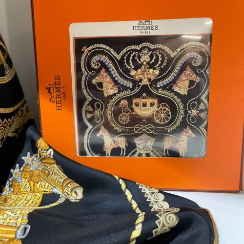 Herm&egrave;s Paperoles 90' zijden sjaal